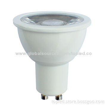 High-efficiency COB 5W GU10 LED Spotlight, SGS-certified